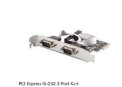HYTECH RS232 PORT KART PCI EXPRESS CARD 34MM 2 PORT KART