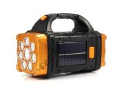 HURRY BOLT HB-1678 ÇOK FONKSİYONLU SOLAR LAMBA 38W GÜNEŞ PANELLİ SARI KAMP LAMBASI