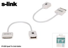 ÇEVİRİCİ DATA KABLOSU IPAD OTG KABLO S-LINK IP-820