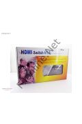 PCT MH423 SWİTCH 4 HDMI KAYNAĞINI 2 HDMI KAYNAĞINA YÖNLENDİRİR UZAKTAN KUMANDALI FULL HD 3D SWİTCH