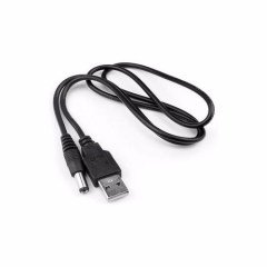 USB POWER GÜÇ ÇEVİRİCİ ADAPTÖR KABLOSU  USB TO DC 5.5 2.1 KALIN UÇ POWER 80 CM KABLO