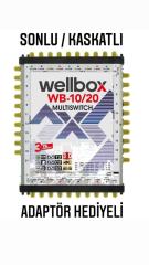 WELLBOX WM-10/20 UYDU SANTRALİ 10 GİRİŞ 20 ÇIKIŞ SONLU / KASKATLI FULL HD MULTISWITCH UYDU SANTRALİ