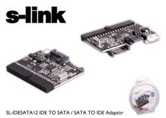 S-Link Sl-Idesata12 Ide To Sata / Sata To Ide Adaptör