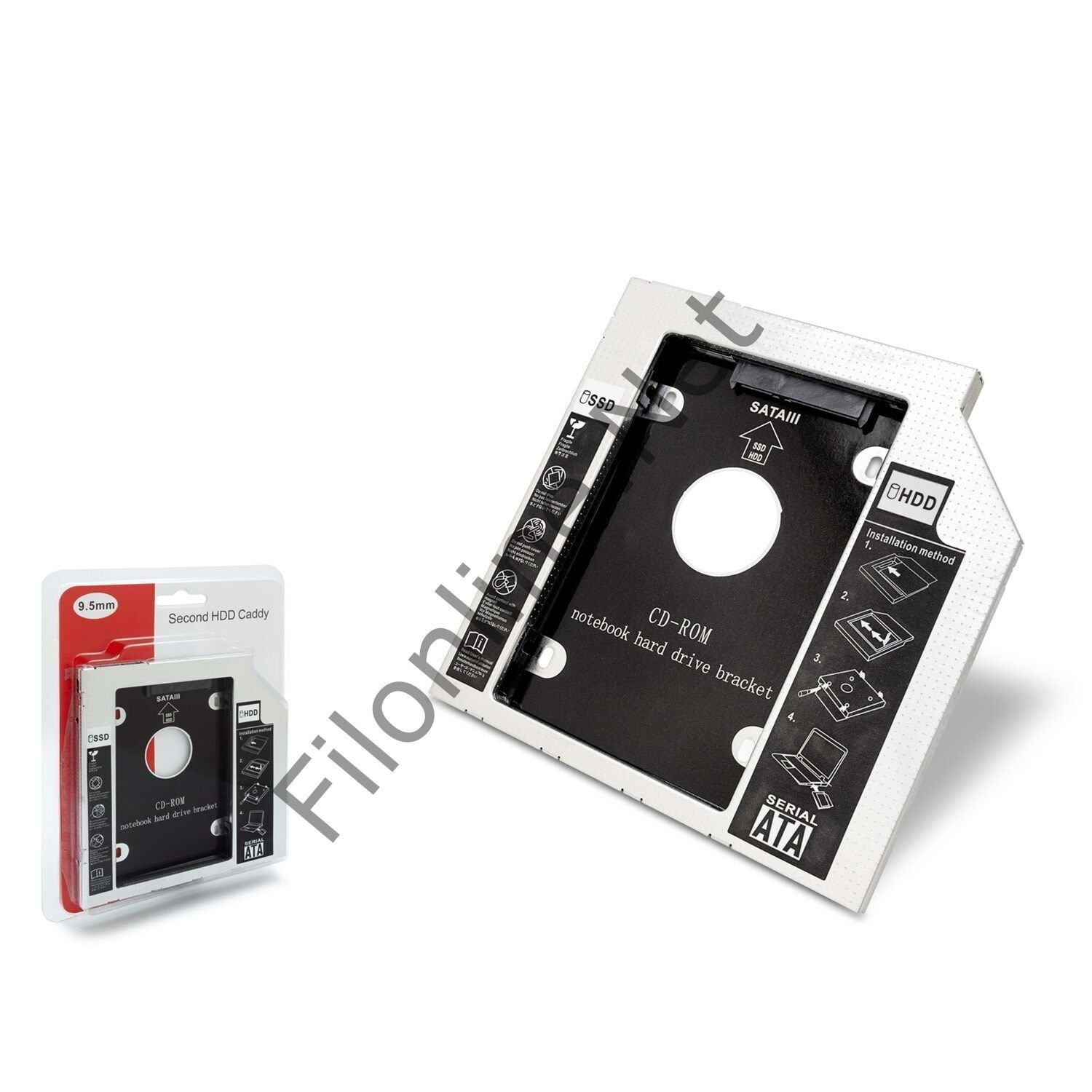 HADRON HDX1755 HDD CADDY SERIAL ATA 9.5 MM DİZÜSTÜ SÜRÜCÜ