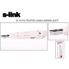 S-LINK SL-4131A TELEFON ÇAKMA KRONE PENSE TEL ÇEKME  VİDALAMA ÖZELLİKLİ KİLİTLİ TELEFON KRONE PENSE