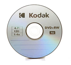 DVD+RW 1'Lİ 1-4X 4.7 GB 120 MIN. KUTULU  DVD+RW KODAK