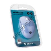 EVEREST SMW-666 USB MAVİ 2.4GHZ OPTİK WIRELESS MOUSE 1500DPI TAK ÇALIŞTIR KABLOSUZ MOUSE