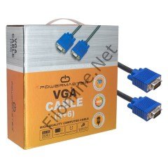 POWERMASTER 4421 15 PİN ERKEK / ERKEK 10 METRE VGA KABLO