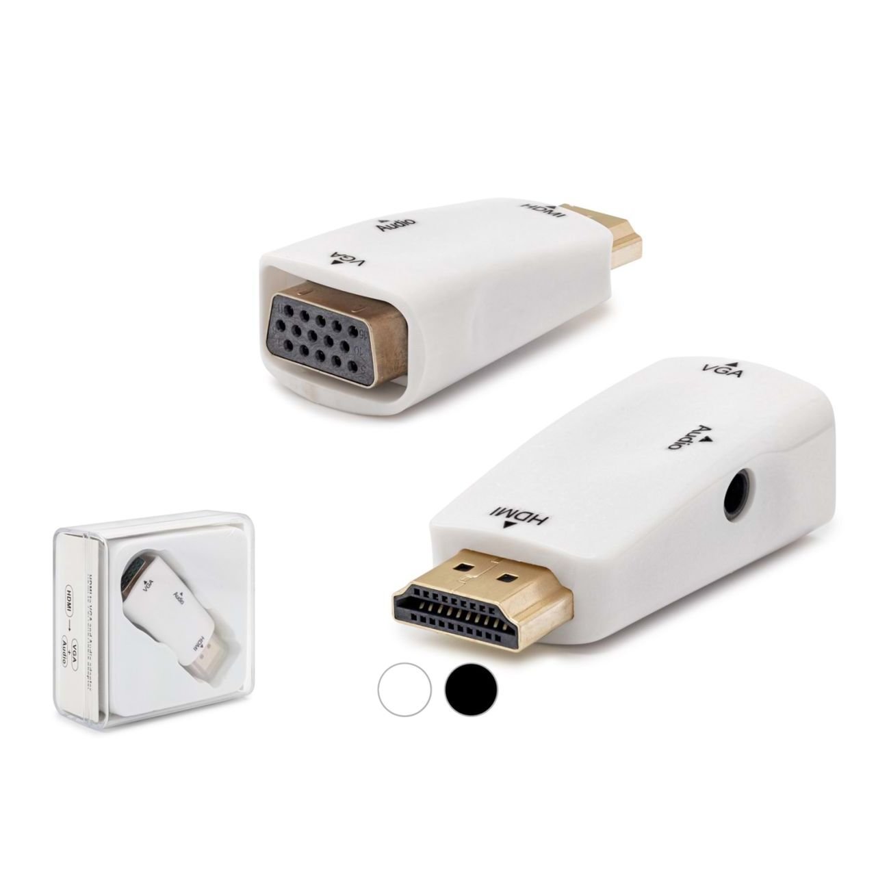 HADRON HN4459 ÇEVİRİCİ HDMI TO VGA ÇEVİRİCİ