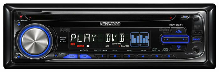 OTO TEYP 4x50W 96DB CD/MP3/DVD/WMA/JPEG KUMANDALI OTO TEYP KENWOOD KDV-3241Y