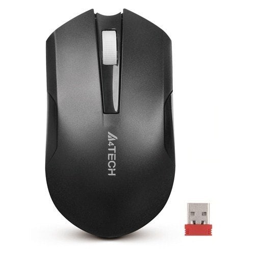 A4 Tech G3 200N Mouse 1000dpi V Track 2.4Ghz Nano-RF Alıcı Kablosuz Mouse Siyah