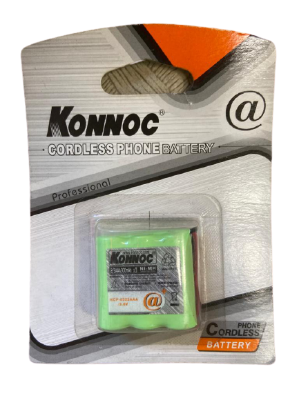 KONNOC KCP-0323AAA TELSİZ TELEFON ŞARJLI PİL AAA 300MAH 3.6V 3'LÜ PANASONİC-SIEMENS TELEFON PİLİ