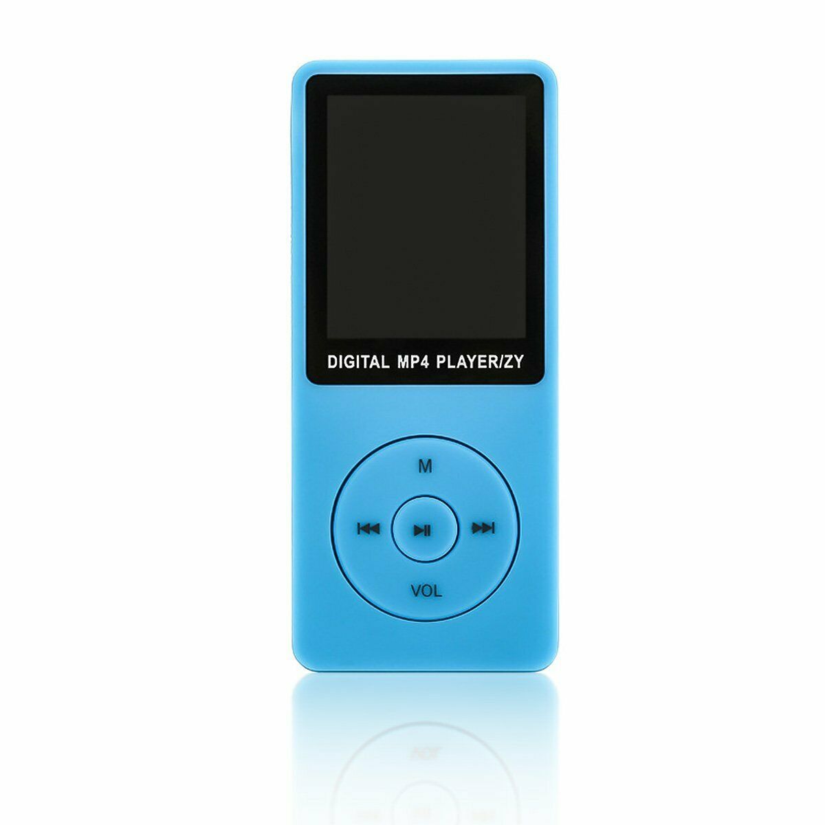 MP3 MÜZİK ÇALAR 1.8'' RENKLİ DİJİTAL LCD EKRAN KULAKLIK+ USB KABLO RADYO/FM SD TAŞINABİLİR MAVİ MP3