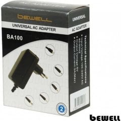 BEWELL BA100 ADAPTÖR 5V 3A UNIVERSAL TABLET ŞARJ ADAPTÖRÜ AC/DC ADAPTÖR 5.5*2.5MM UÇ TABLET ADAPTÖRÜ