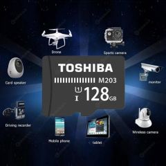 Toshiba THN-M203K1280EA M203 Hafıza Kartı 128 Gb 100MB/s  Class 10 Micro Sd Kart High Speed