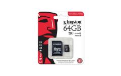 KINGSTON UHS-1 HAFIZA KARTI 64GB MICRO SDHC CLASS10 MICRO SD