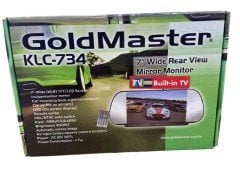 Goldmaster KLC-734 Aynalık TV'li Oto Geri Görüş Kamera Monitörü 7'' Uzaktan Kumandalı