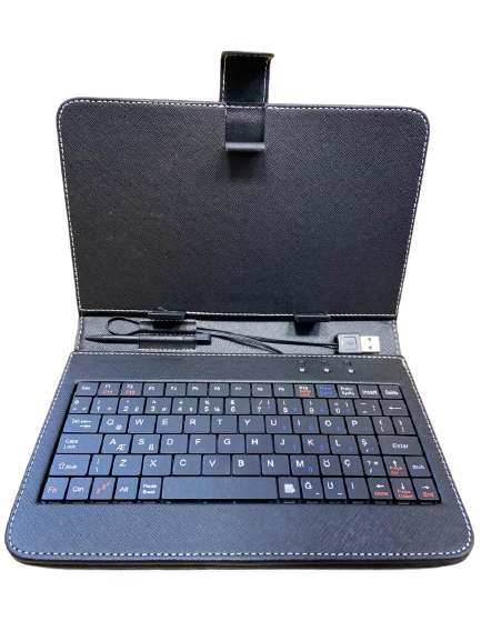 KILIF UNIVERSAL KAVYELİ KILIF Q KLAVYE  USB KEYBOARD WITH HOLDER NIVATECH NT-07