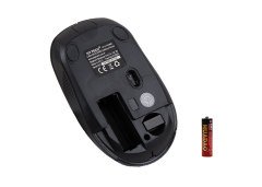 HYTECH HY-M96 MOUSE KABLOSUZ 1600 DPI 2.4GHZ OPTİK SENSÖRLÜ 10 METRE UZAKLIK SİYAH / GRİ  USB MOUSE