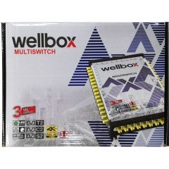 WELLBOX WB-10/52 UYDU SANTRALİ 10 GİRİŞ 52 ÇIKIŞ SONLU/ KASKATLI FULL HD MULTİSWİTCH UYDU SANTRALİ