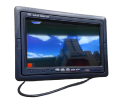 MONİTÖR  7'' TFT LCD EKRAN RENKLİ MONİTÖR BAŞ DESTEĞİ VE STANDI DAHİL KUMANDALI MONİTÖR  KINGWIN