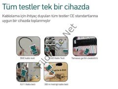 PROSKİT MT-7058 MİNİ LAN KABLO TESTER TÜM GÜVENLİK STANDARTLARINA UYGUN TEST CİHAZI 