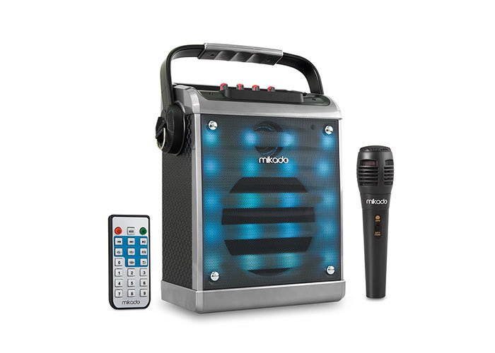 MİKADO MD-71KP TAŞINABİLİR ANFİ 25W 6.5'' USB/AUX/BT/SD KART GİRİŞLİ KUMANDALI KAROKE ANFİ HOPARLÖR