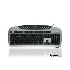 BEWELL BW-61 Klavye Multimedya USB Keyboard Q Klavye