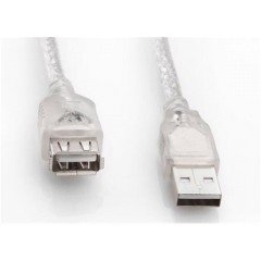 S-Link Sl-Af2015 USB 2.0 1.5m Şeffaf Uzatma Kablo