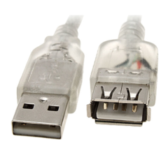 S-Link Sl-Af2015 USB 2.0 1.5m Şeffaf Uzatma Kablo