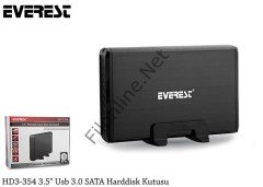 Everest HD3-354 Taşınabilir Harici Hard Disk Kutusu 3.5 Usb 3.0 SATA Hard Disk Kutusu