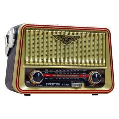 EVERTON RT-805 NOSTALJİK RADYO FM/AM/SW/USB/SD/AUX  3 BAND BLUETOOTH'LU MÜZİK KUTUSU