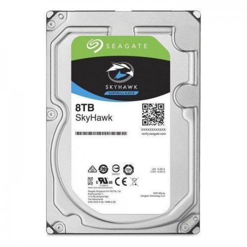 HARDDİSK 3.5'' 256MB 8TB 7200RPM SATA 3.7 HARDDİSK 7/24 GÜVENLİK DİSKİ SKYHAWK SEAGATE ST8000VX004