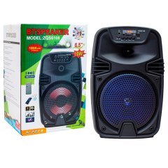 MTC ZQS-6108 HOPARLÖR 10W 16CM USB-SD-FM-BT DESTEKLİ KUMANDALI MİKROFON GİRİŞLİ TAŞINABİLİR HOPARLÖR