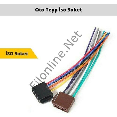 FULLY Y-4510A OTO TEYP HOPARLÖR SOKETİ ISO SOKET