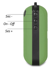 Mikado Md-22Bt SD-FM Destekli Bluetooth Şarjlı Hoparlör ( Yeşil )