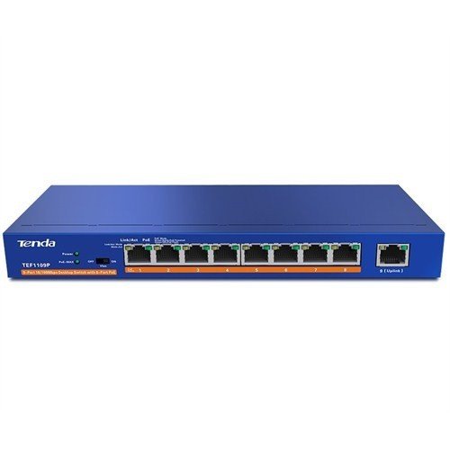 TENDA TEF1109P POE SWITCH 9 PORT 10/100 MBPS SWITCH