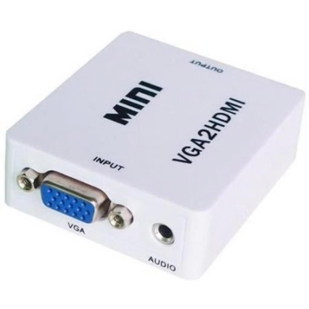 NIVATECH NTC-654 ÇEVİRİCİ VGA TO HDMI MİNİ VGA HDMI ÇEVİRİCİ VGA2HDMI