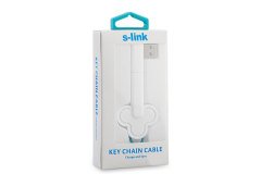 S-Link IP-300 İphone Şarj Kablosu  Usb Çevirci Kablosu  Beyaz 5/6 To