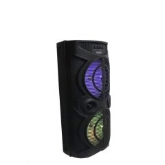 ZQS-8207 BT-Hoparlör 8inchx2 ÜCRETSİZ MIC'li Taşınabilir Kablosuz Karaoke Bluetooth Hoparlör