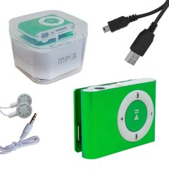 MAGICVOICE MV-19977 HAFIZA KART DESTEKLİ KIRMIZI MP3 PLAYER KULAKLIK + USB KABLO MP3 ÇALAR