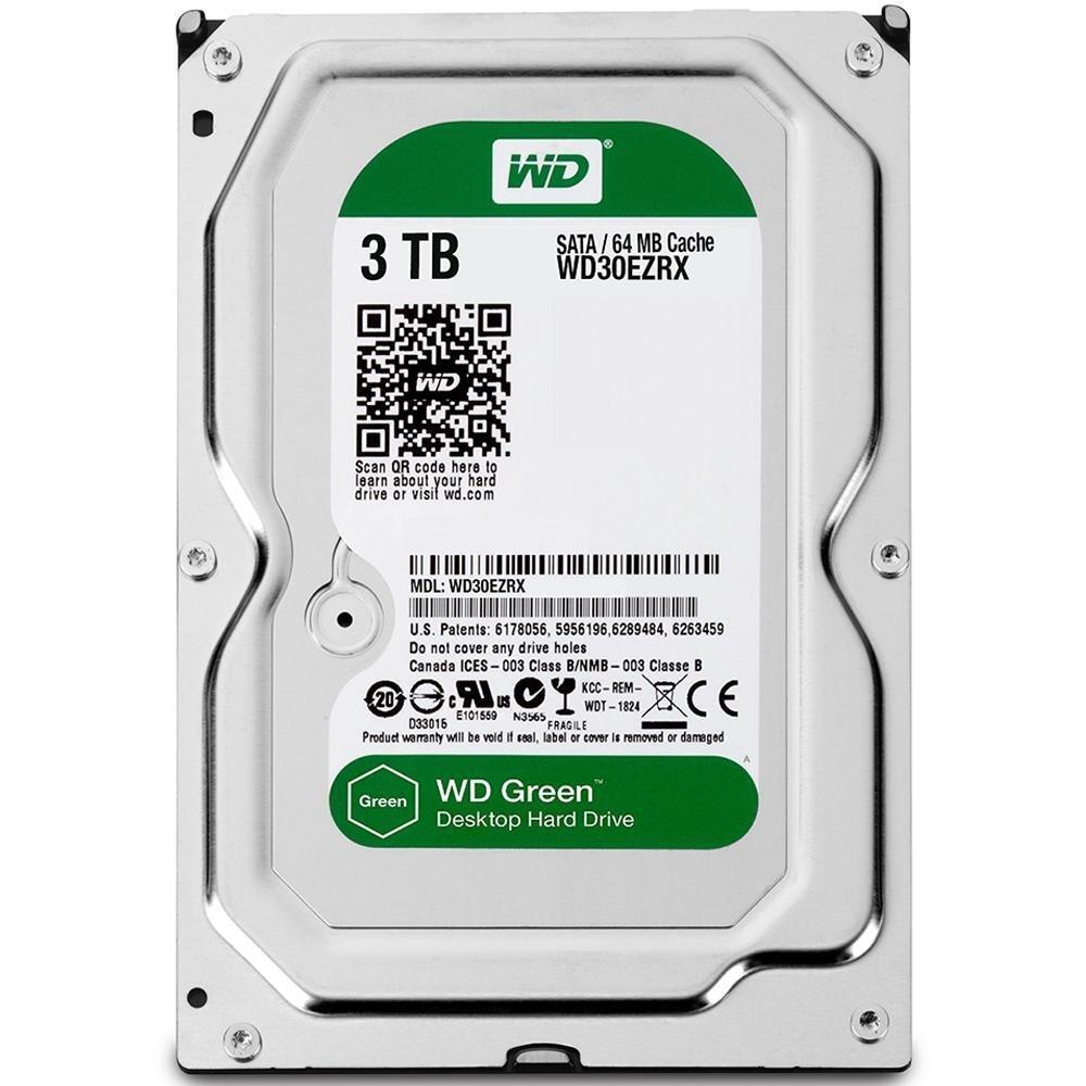 WESTERN DIGITAL WD30EZRX HARDDİSK 3.5'' 65MB 3TB 5400RPM SATA 3.0 SABİT DİSK INTELLIPOWER HARDDİSK