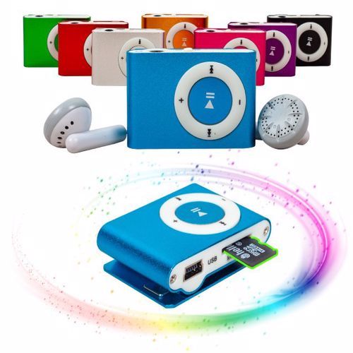 MAGICVOICE MV-19977 HAFIZA KART DESTEKLİ YEŞİL  MP3 PLAYER KULAKLIK + USB KABLO MP3 ÇALAR