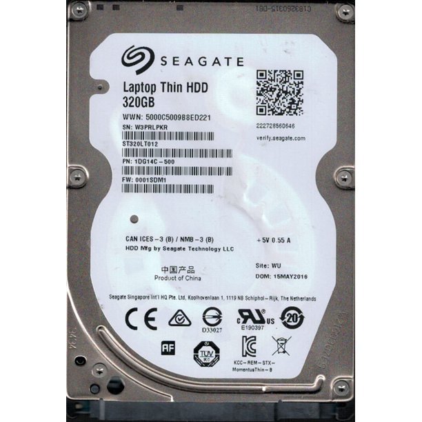 SEAGATE ST320LT012 NOTEBOOK SABİT DİSK 320GB 2.5'' SATA2 16MB 5400RPM HARDDİSK LAPTOP THIN HDD