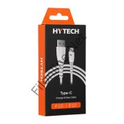 HYTECH HY-XTK30 2.4A TYPE-C 1MT BEYAZ HIZLI ŞARJ KABLOSU