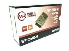 WELLPOWER WP-2405M 24 VOLT 5 AMPER METAL KASA ADAPTÖR 24V 5A ADAPTÖR