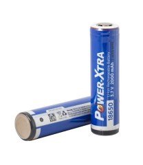 18650 Şarjlı Pil  Power-Xtra 3.7V Li-ion 2000mAh