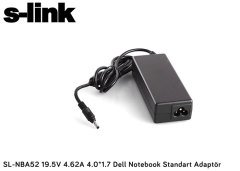 S-link SL-NBA52 Dell Notebook Standart Adaptör19.5V 4.62A 4.0*1.7