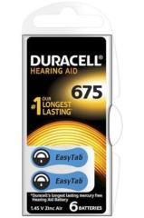 Duracell 675 Numara Kulaklık Pili 6'lı Paket