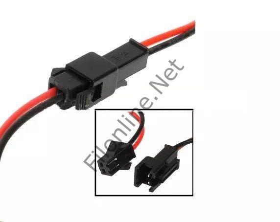 S-LINE FK-0159 2x0,25MM DC CABLE PAIR 20 ADET LED BAĞLANTI KABLOSU 